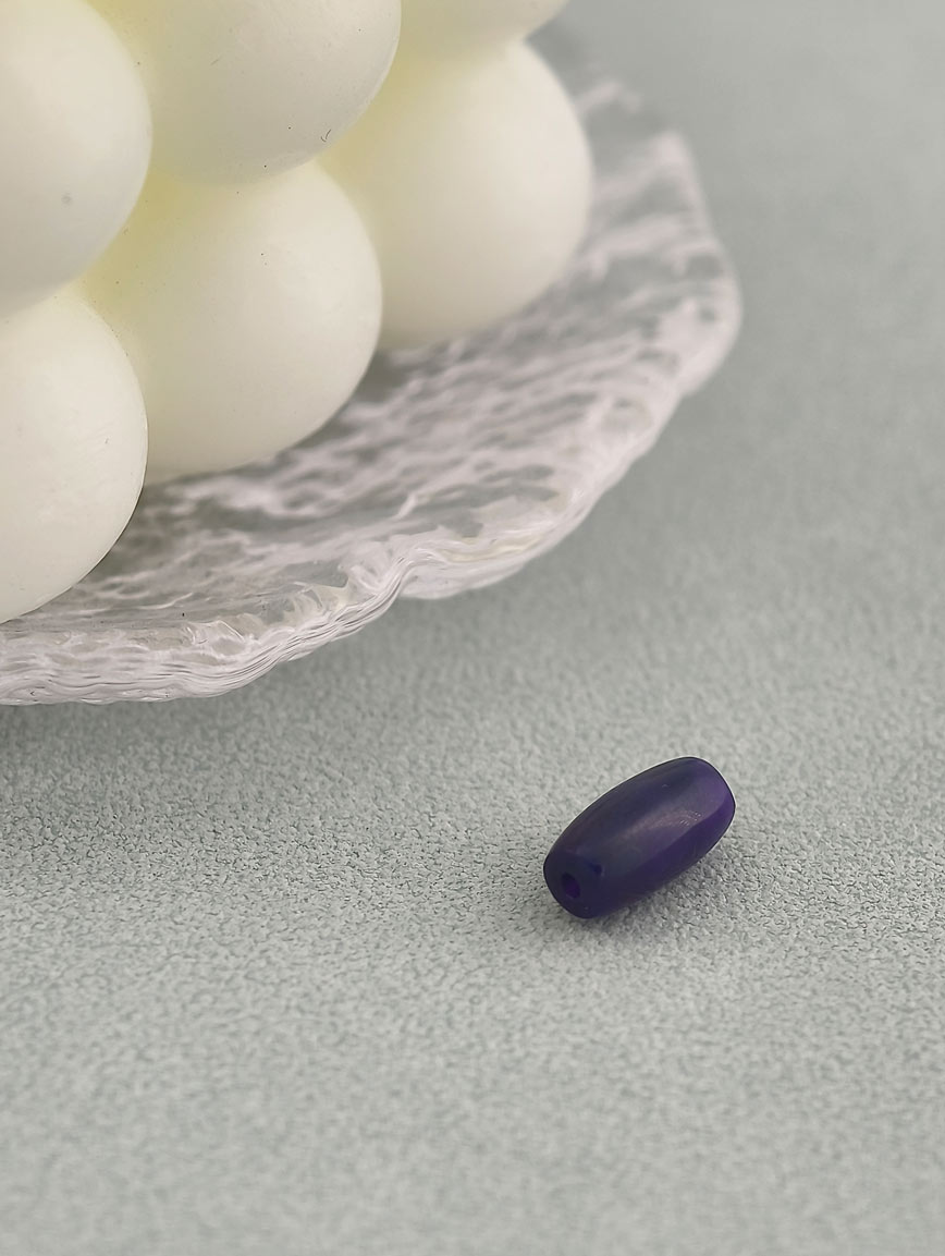 Natural Sugilite Barrel Bead DIY Accessory