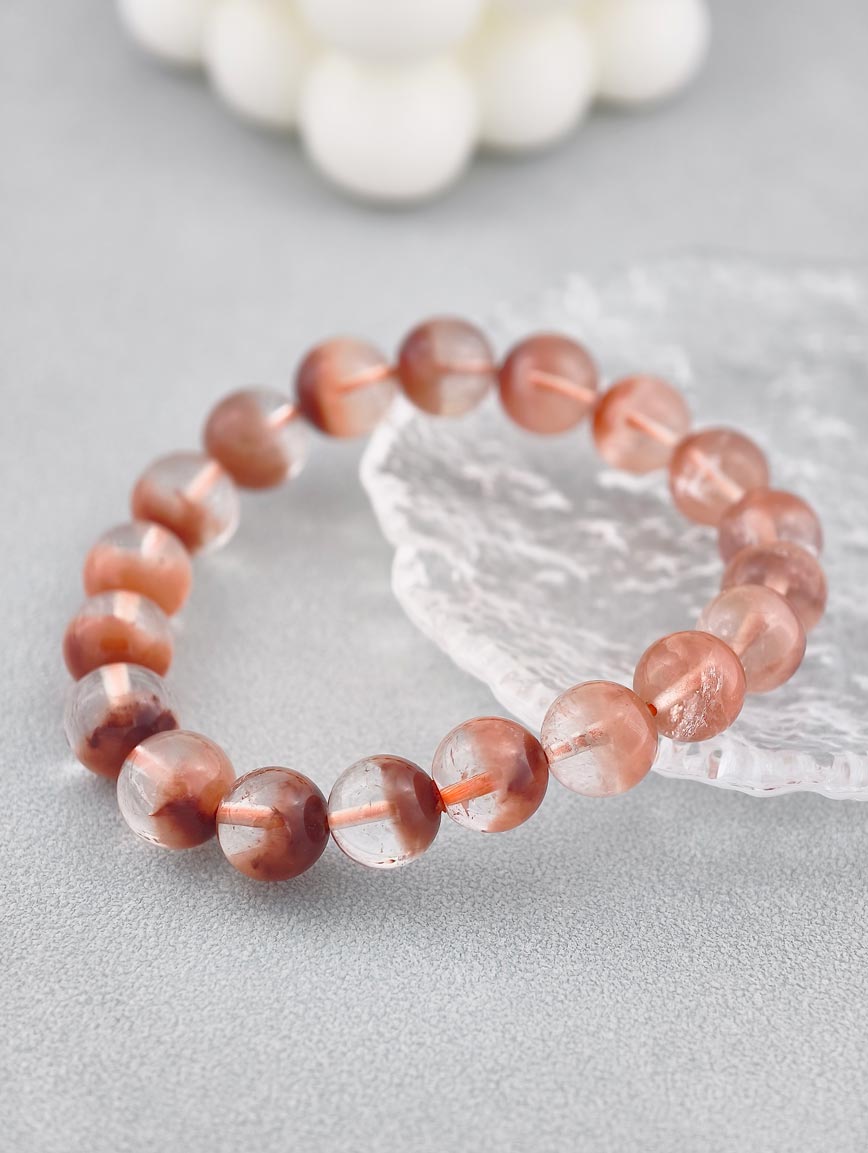 Natural Red Rabbit Fur Energy Bracelet