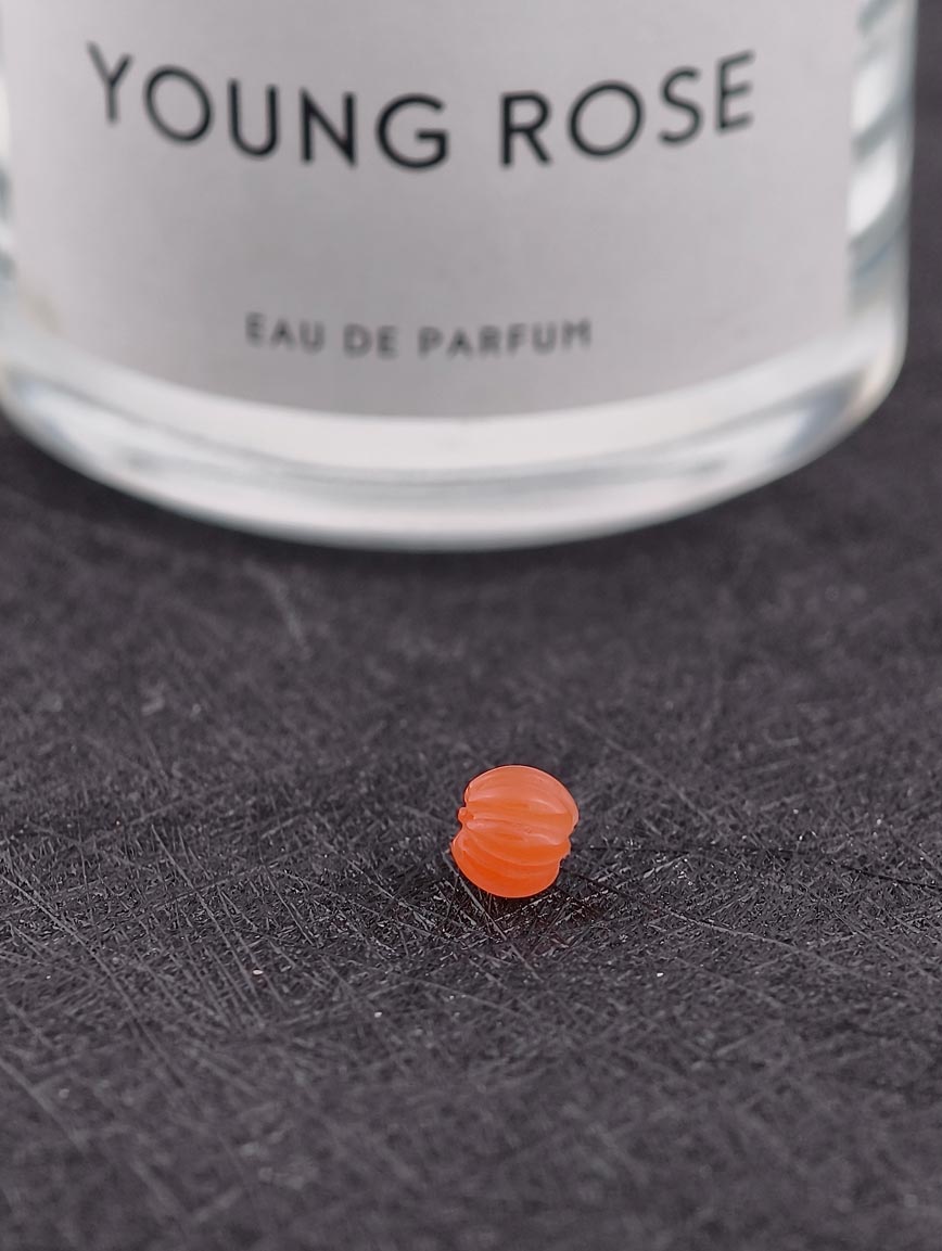 Natural South Red Agate Pumpkin Bead DIY Accessory