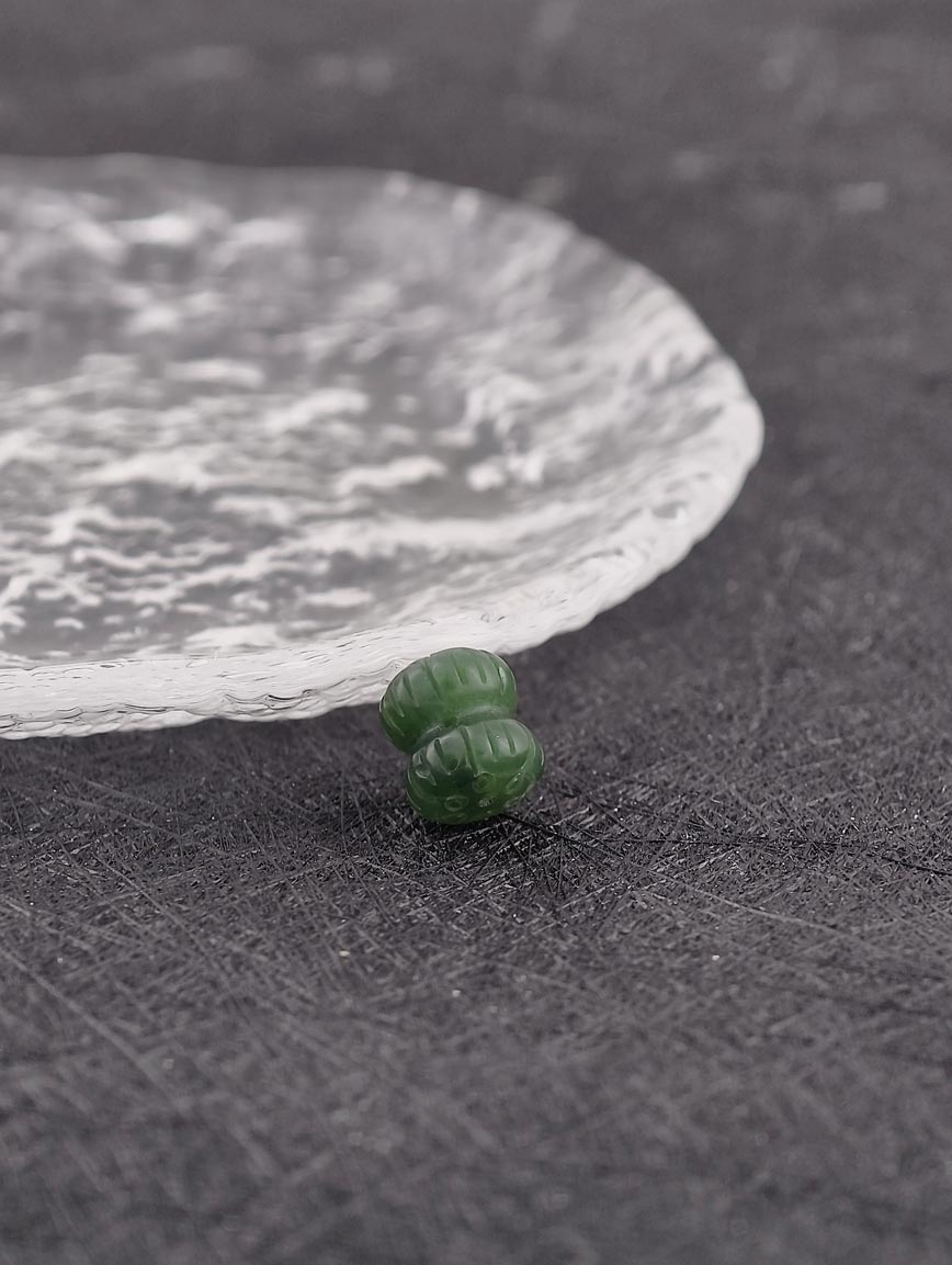 Jasper Ruyi Double Lotus Handmade Bead DIY Accessory