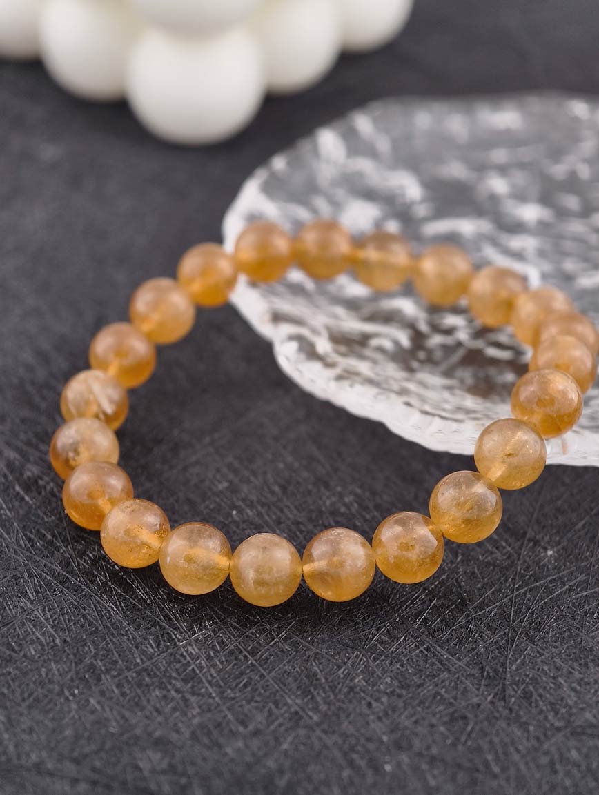 Natural Yellow Tourmaline Bracelet