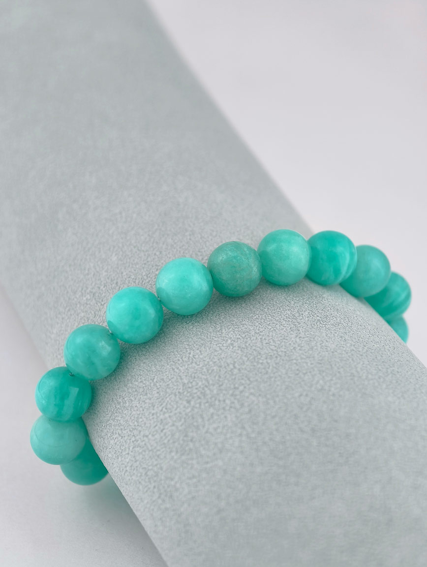 Natural Amazonite Bracelet 10 mm