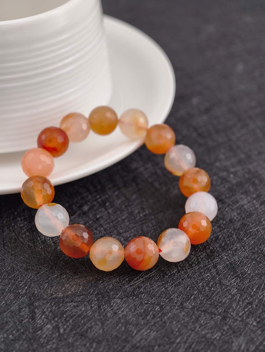 Natural Agate Simple Style Bracelet