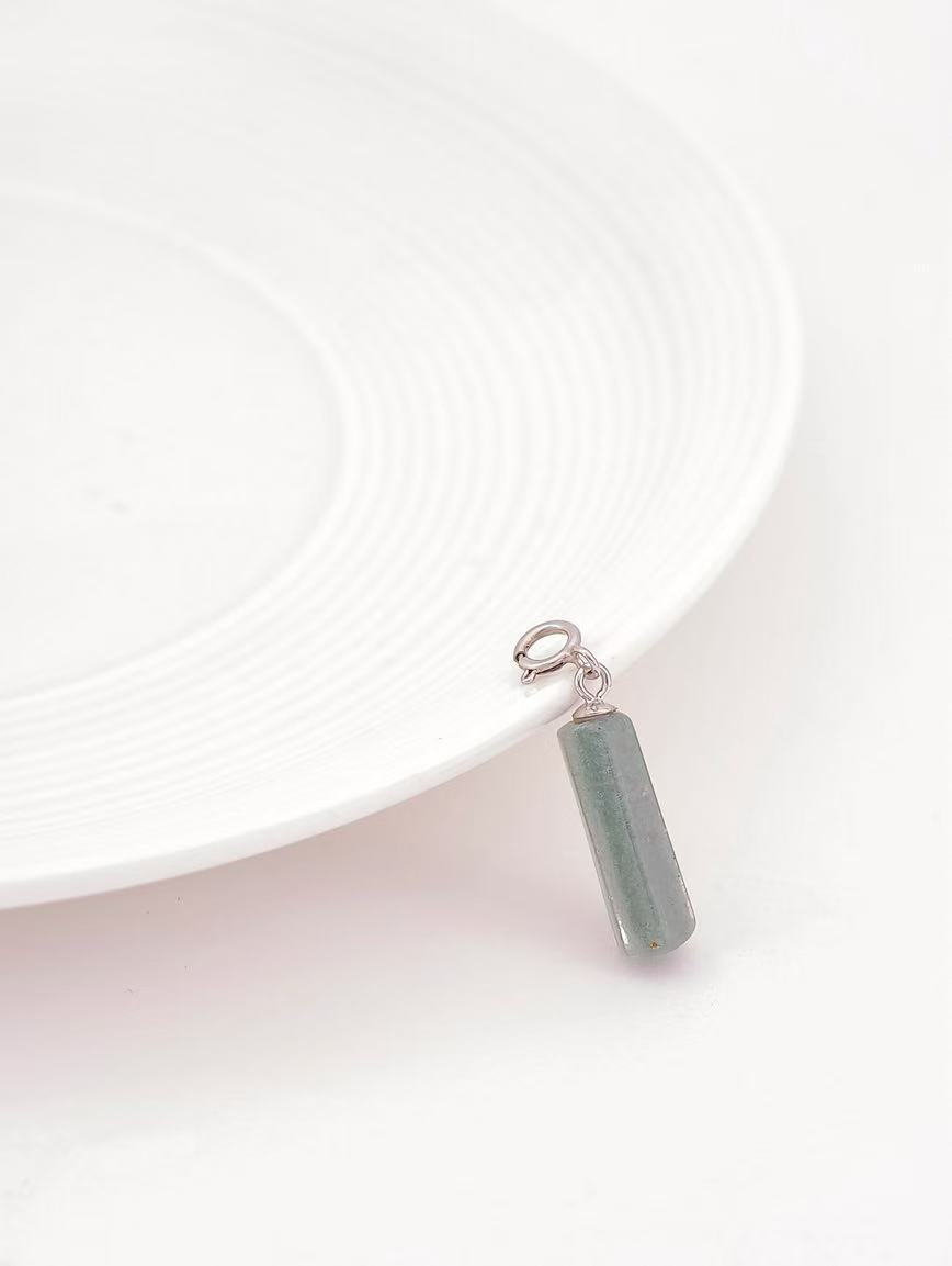 Natural Green Phantom Pendant