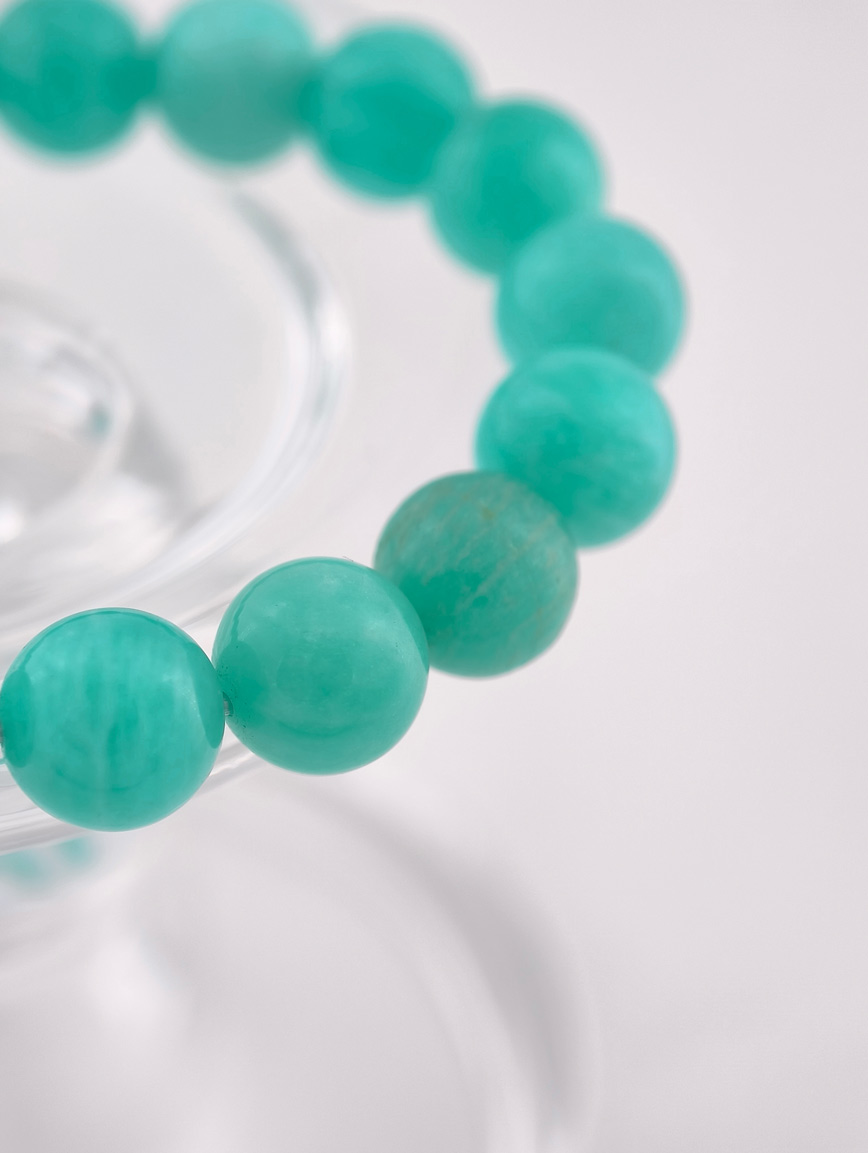 Natural Amazonite Bracelet 12 mm