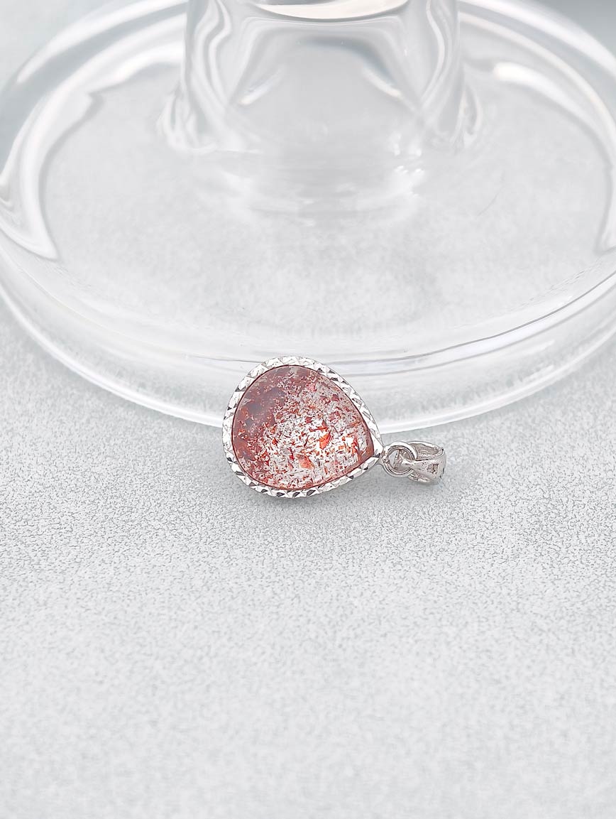 Natural Red Super Seven Pendant