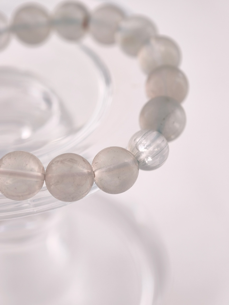 Natural Silver Rabbit Fur Bracelet