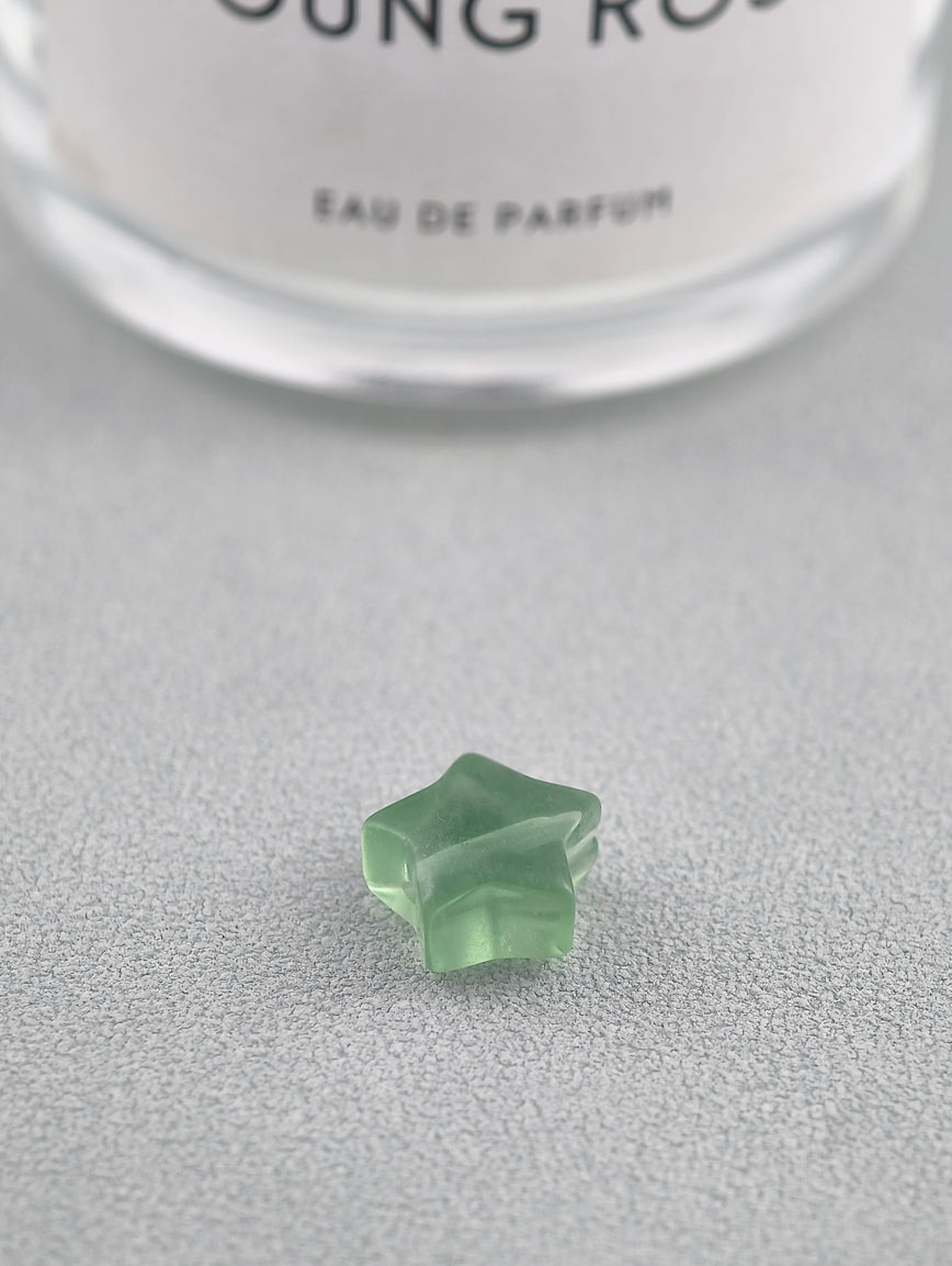 Natural Colored Fluorite Star DIY Accessory