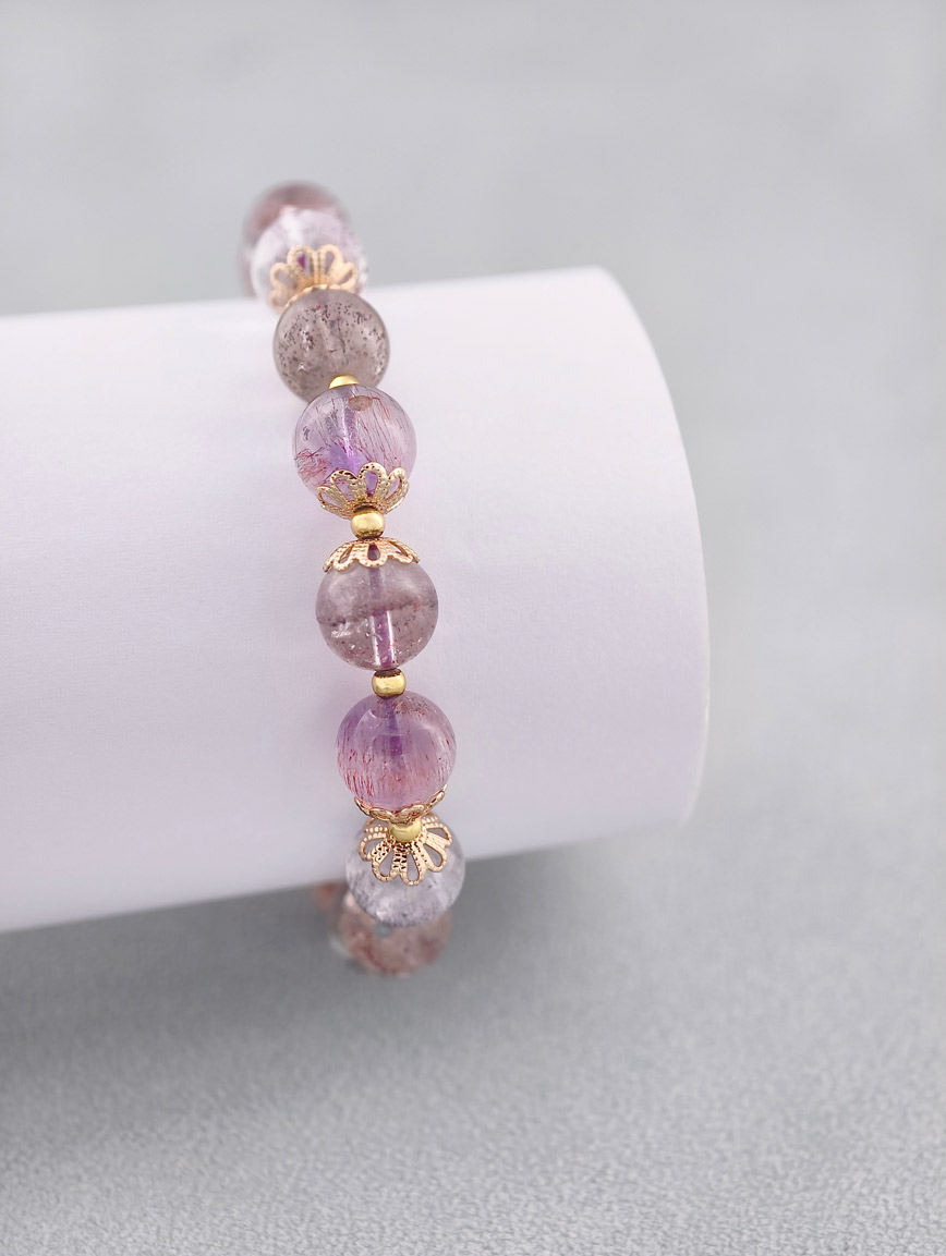 Natural Super Seven Delicate Style Bracelet