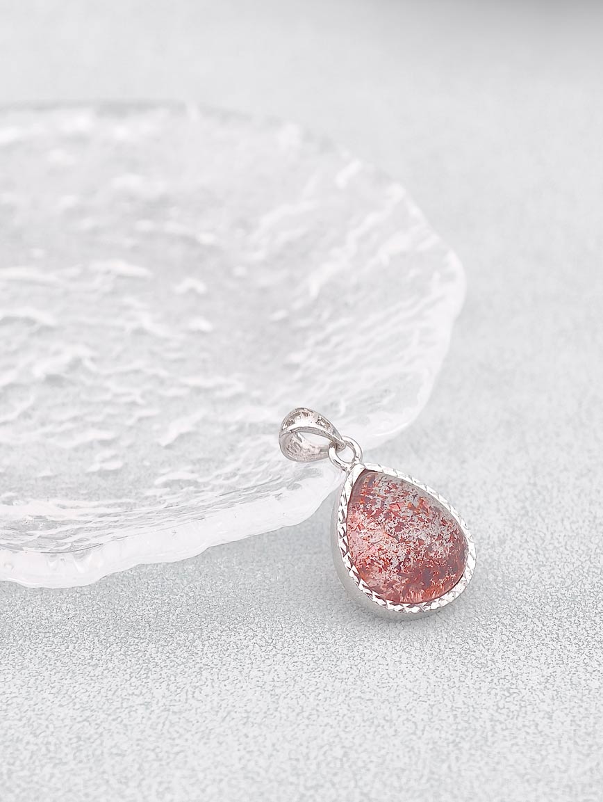 Natural Red Super Seven Pendant