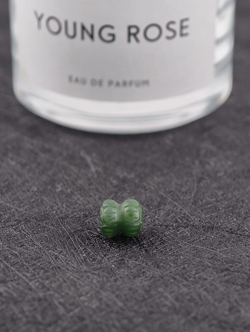 Jasper Ruyi Double Lotus Handmade Bead DIY Accessory