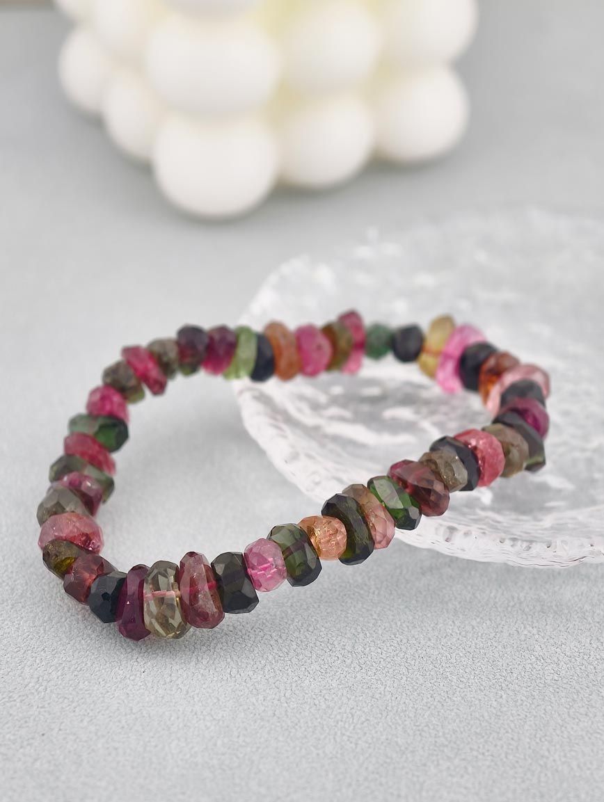 Natural Brazilian Old Mine Tourmaline Bracelet
