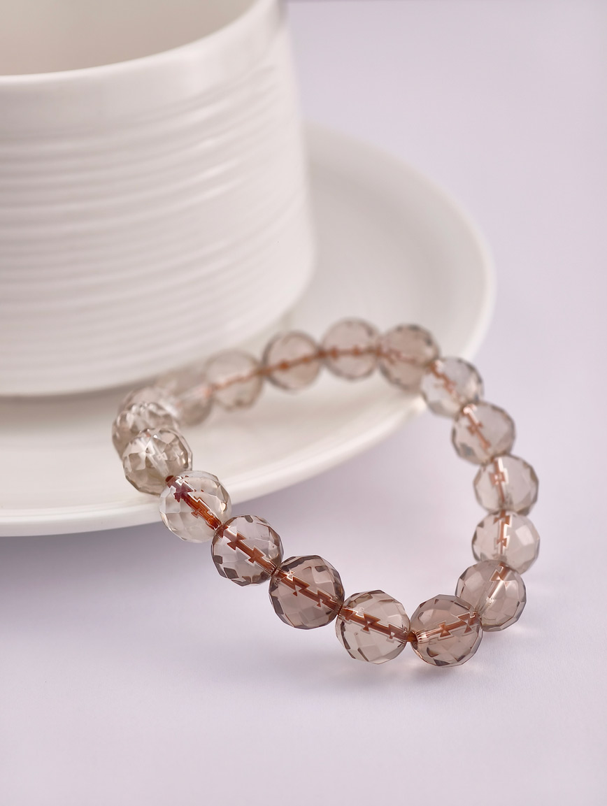 Natural Smoky Quartz Energy Bracelet