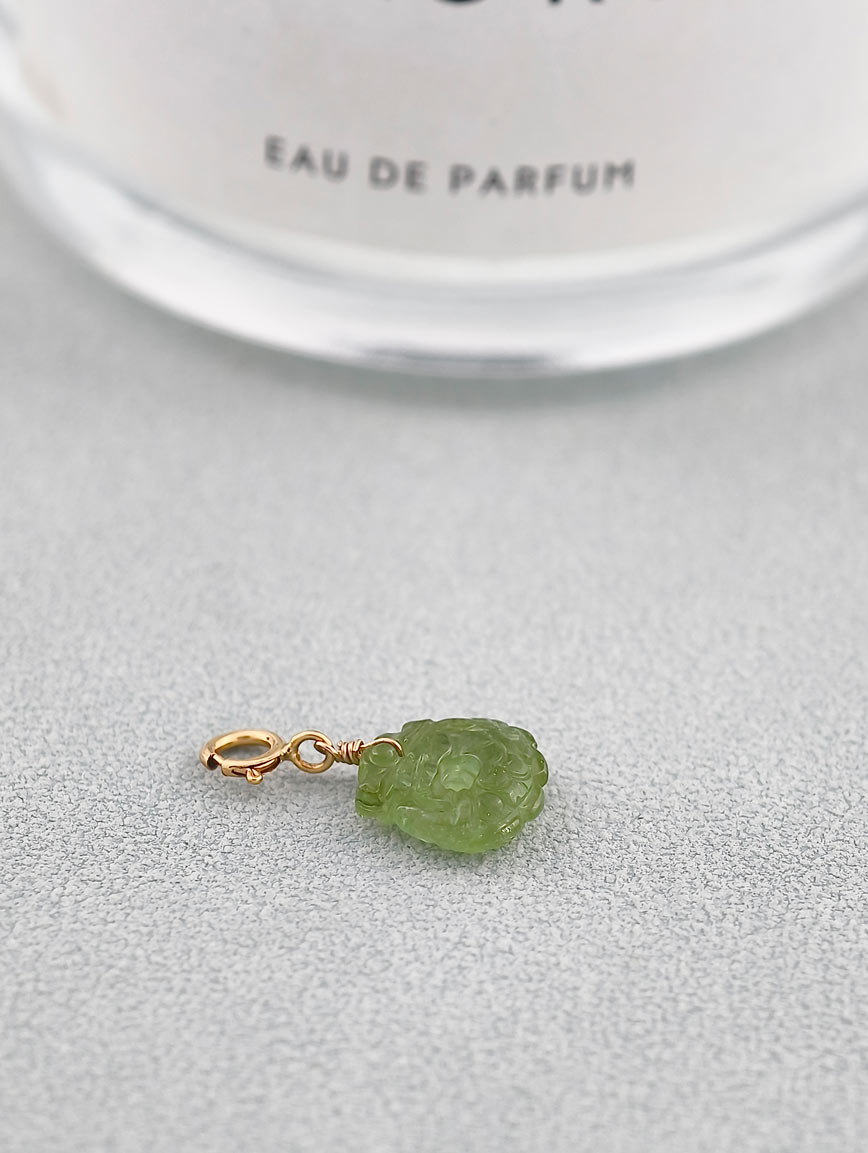 Natural Tourmaline Lucky Dragon Fish DIY Accessory