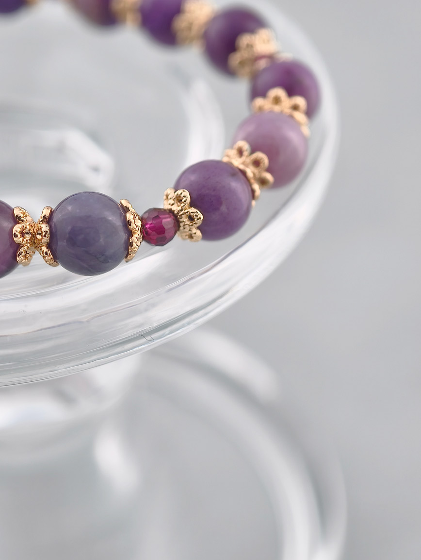Natural Sugilite Delicate Style Bracelet