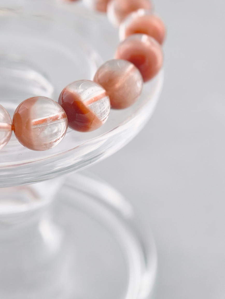 Natural Red Rabbit Fur Energy Bracelet