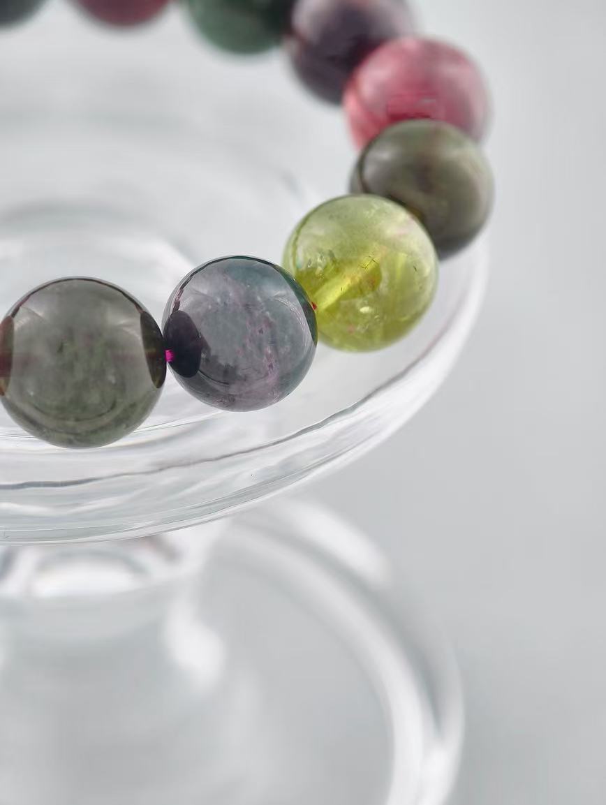 Collectible Rainbow Tourmaline Energy Bracelet