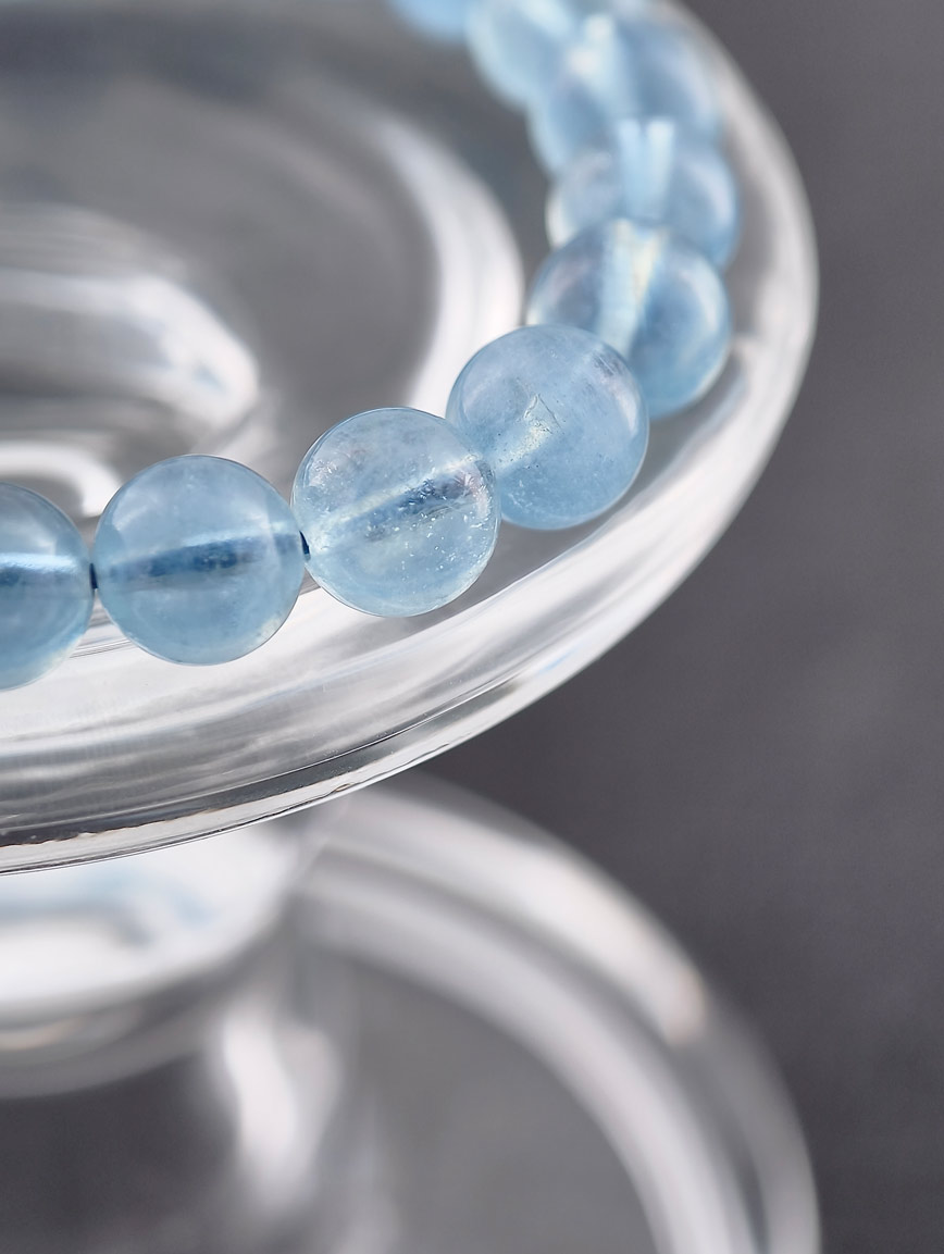 High Quality Natural Aquamarine Energy Bracelet