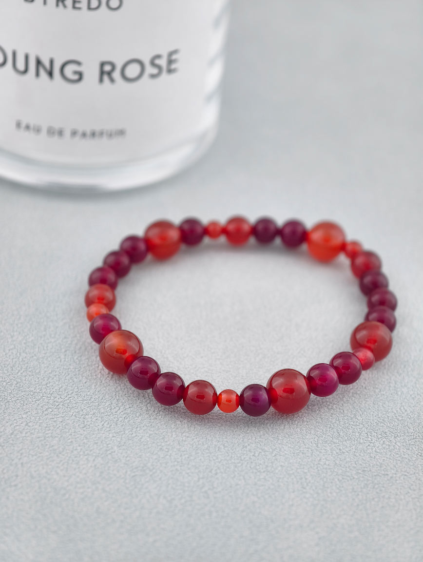 Two-color Agate Exclusively Designed Bracelet
