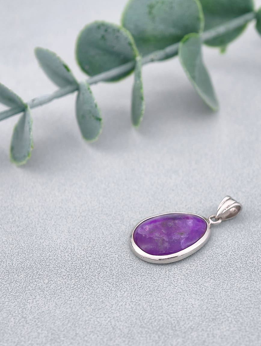 Natural Sugilite Pendant