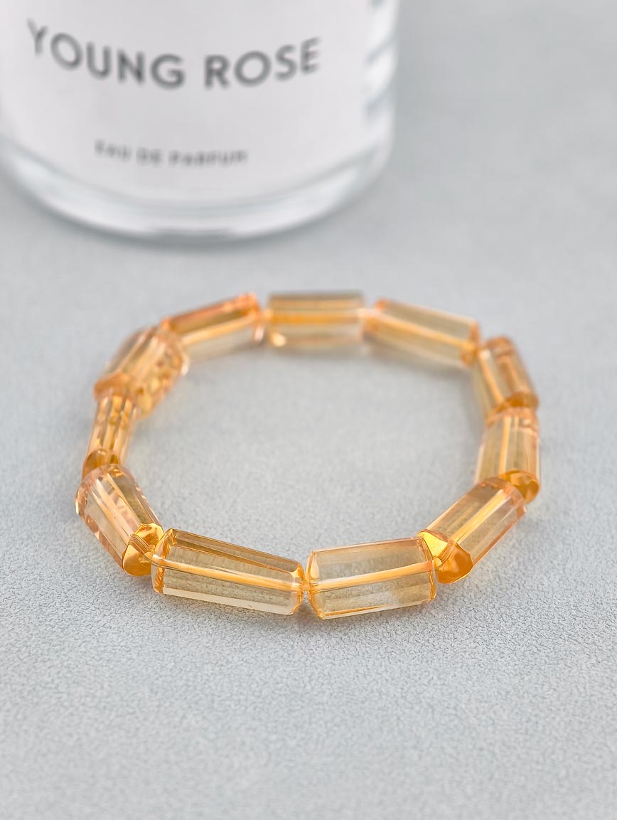 Collectible Prismatic Citrine Bracelet