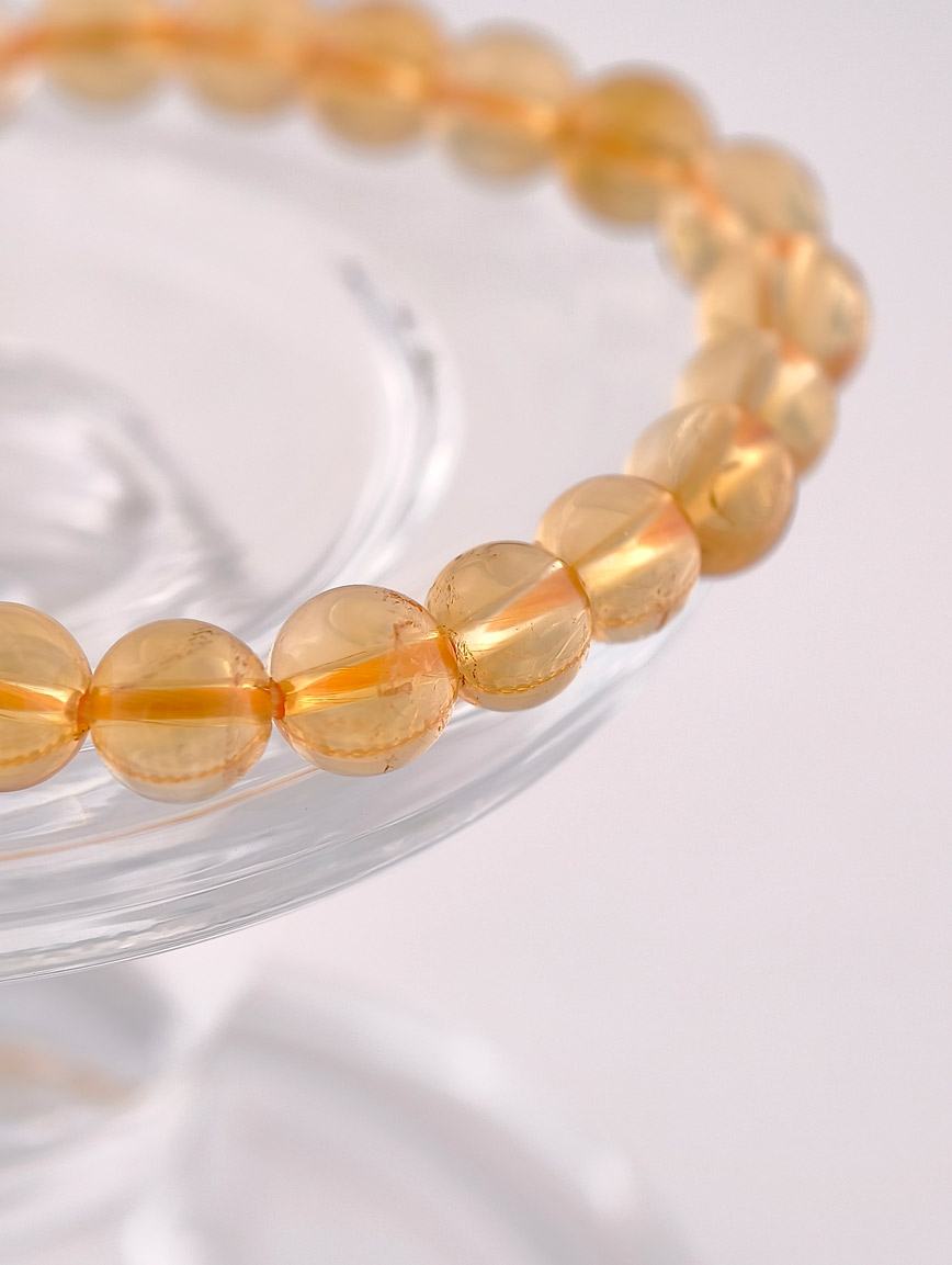 Natural Citrine Bracelet 10 mm