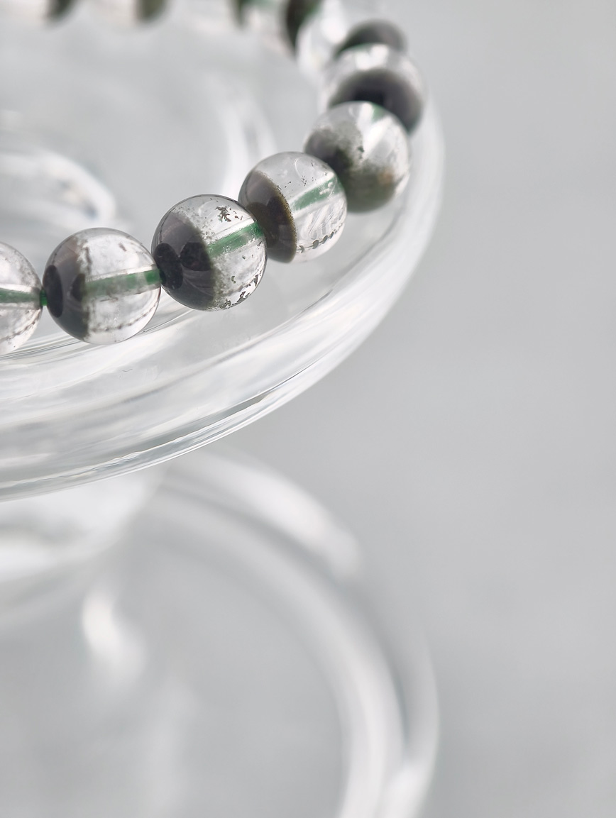 Natural Brazilian Green Phantom Bracelet