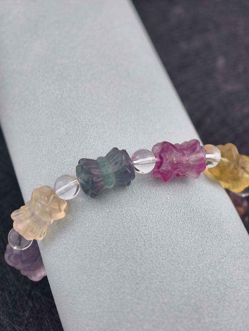 Natural Fluorite Delicate Style Bracelet