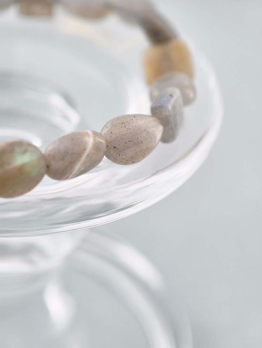 Irregular Shaped Labradorite Bracelet