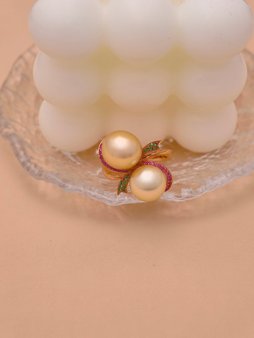 South Sea Golden Pearl Ring