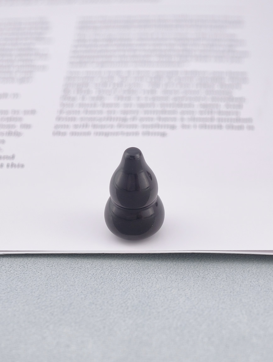 Natural Obsidian Gourd DIY Accessory