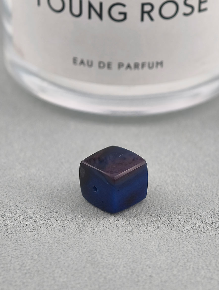 Natural Dark Night Blue Cube Sugilite DIY Accessory