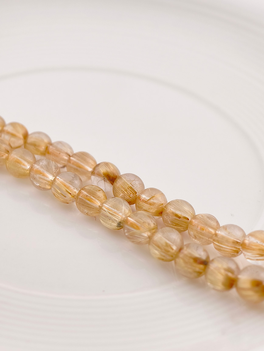 Natural Cat's Eye Rutilated Quartz Necklace