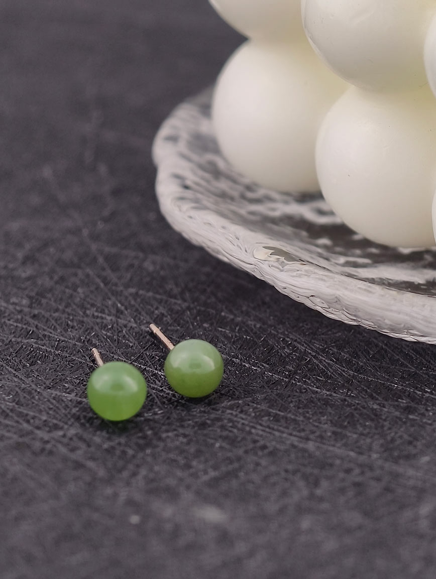 Natural Jasper Sterling Silver Earrings