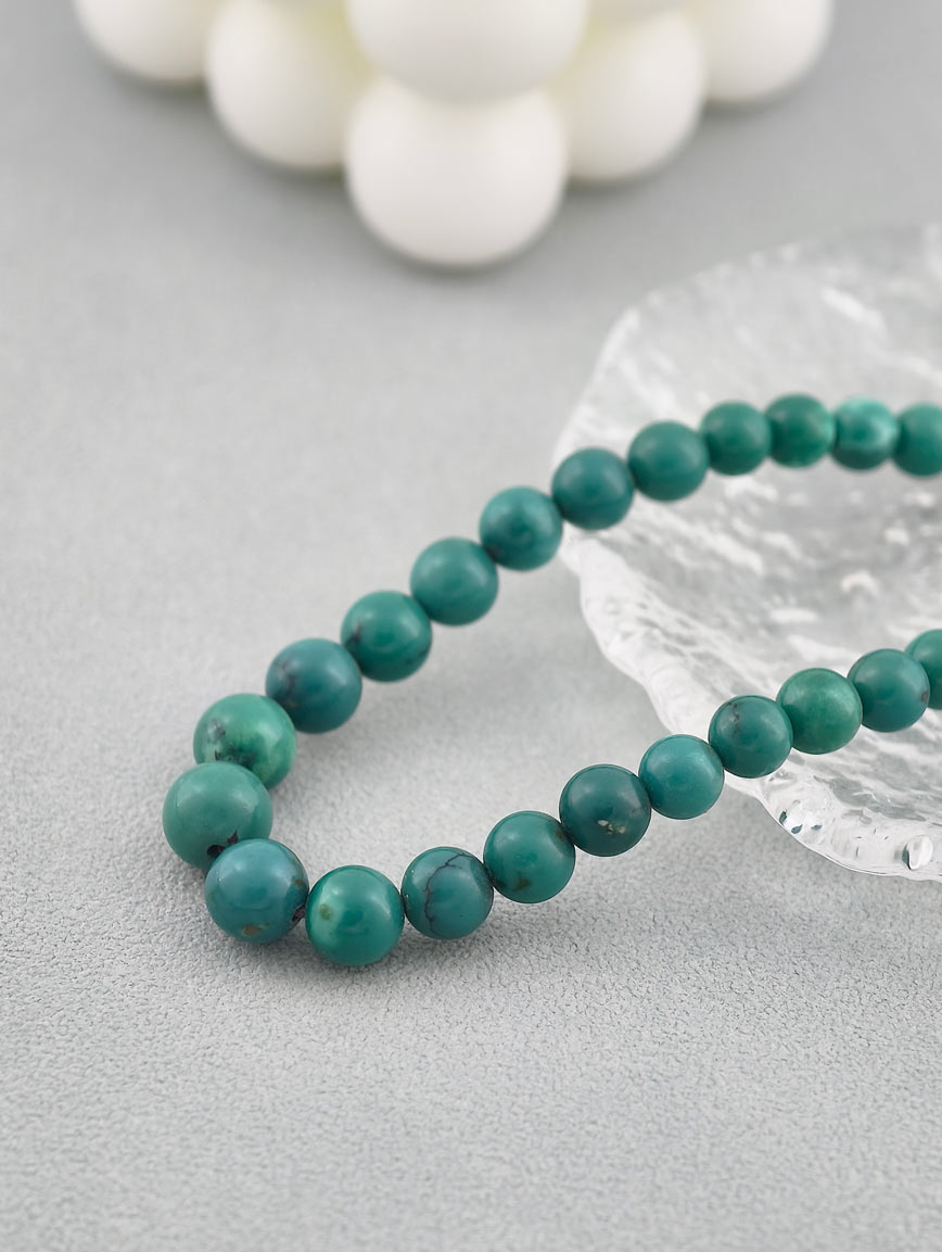 Natural Turquoise Gradient Necklace