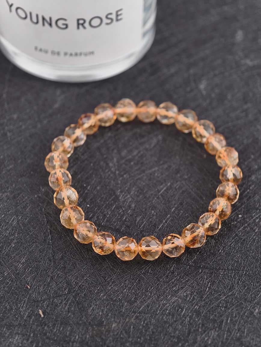 Natural Faceted Citrine Bracelet