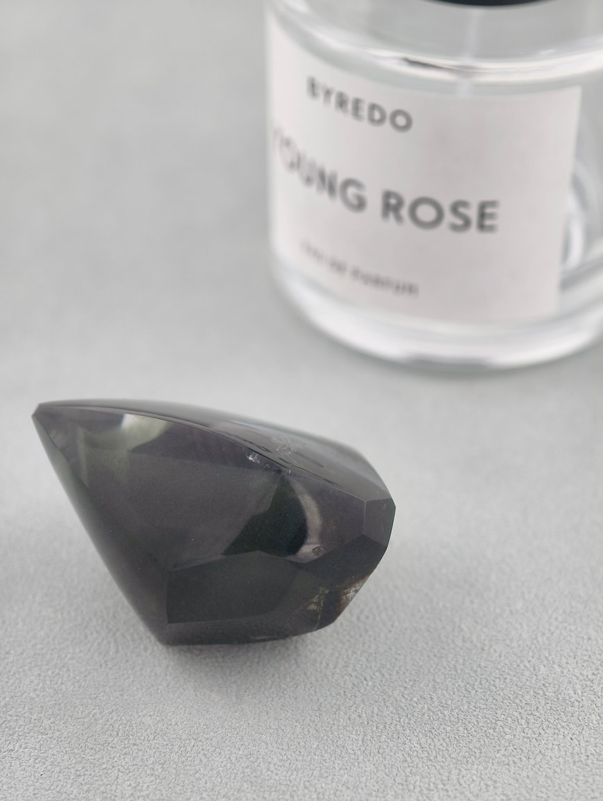 Natural Premium Green Phantom Crystal Pyramid Ornament