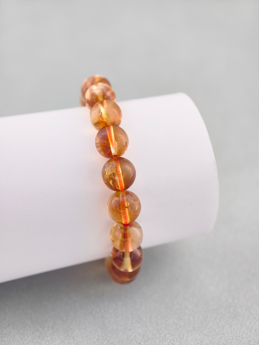 Natural Brazilian Old Mine Citrine Bracelet