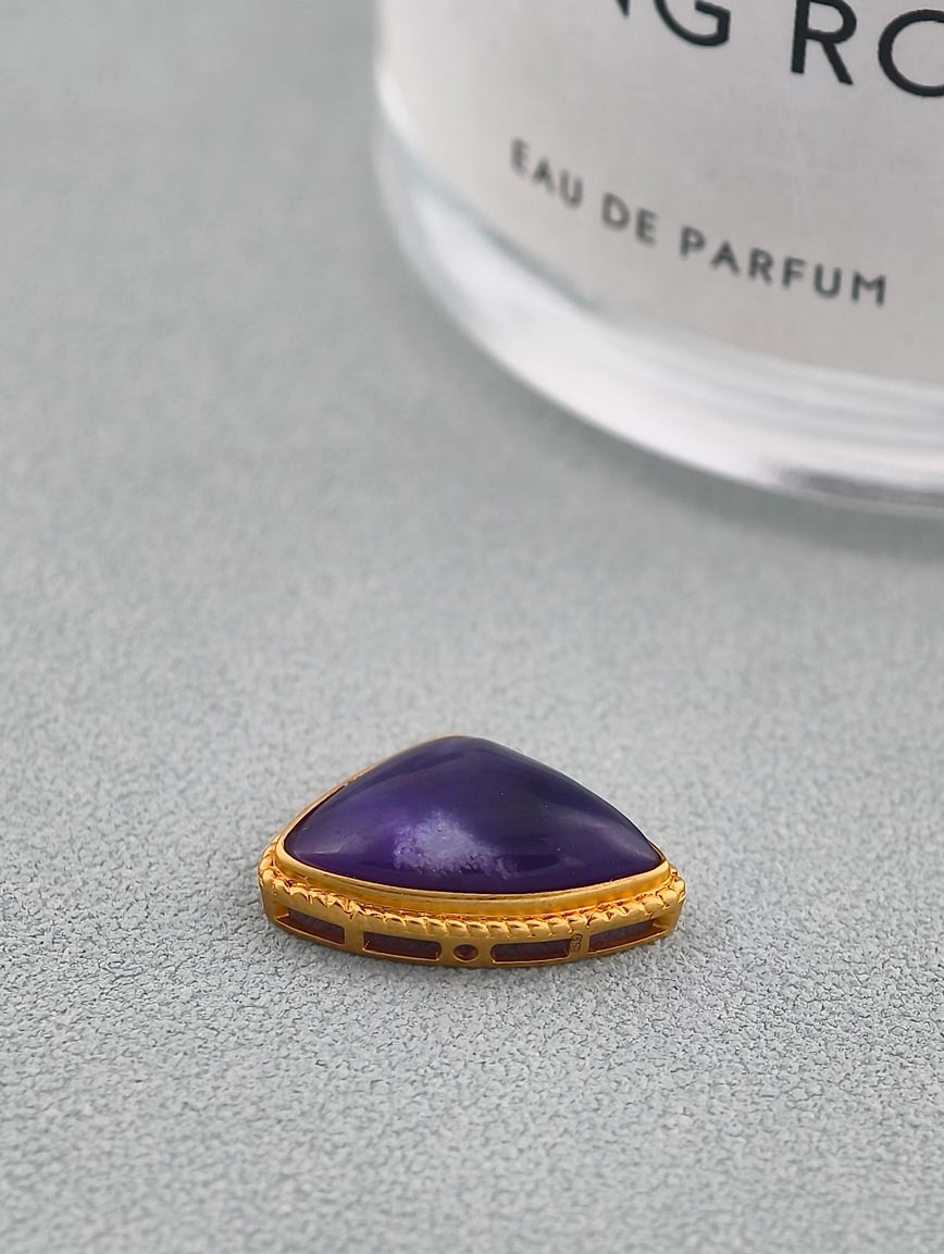 Collectible 18K Gold Natural Sugilite DIY Accessory