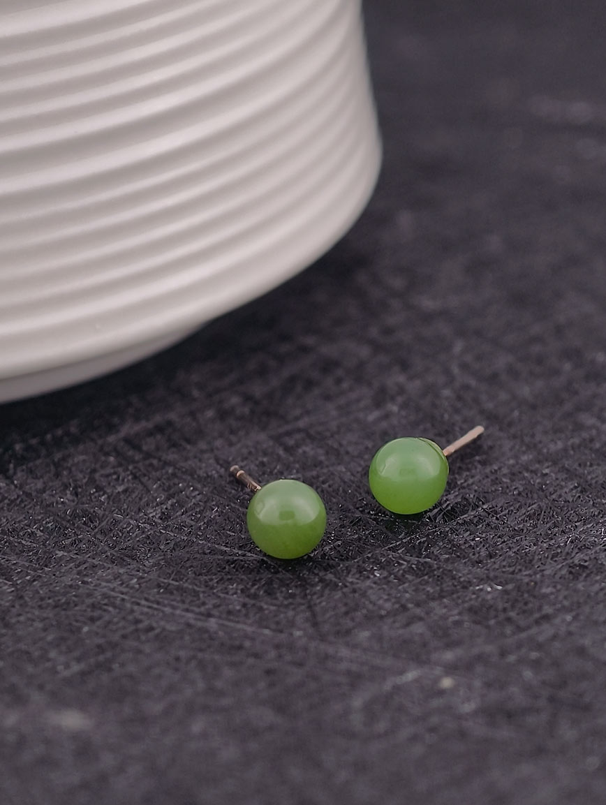 Natural Jasper Sterling Silver Earrings