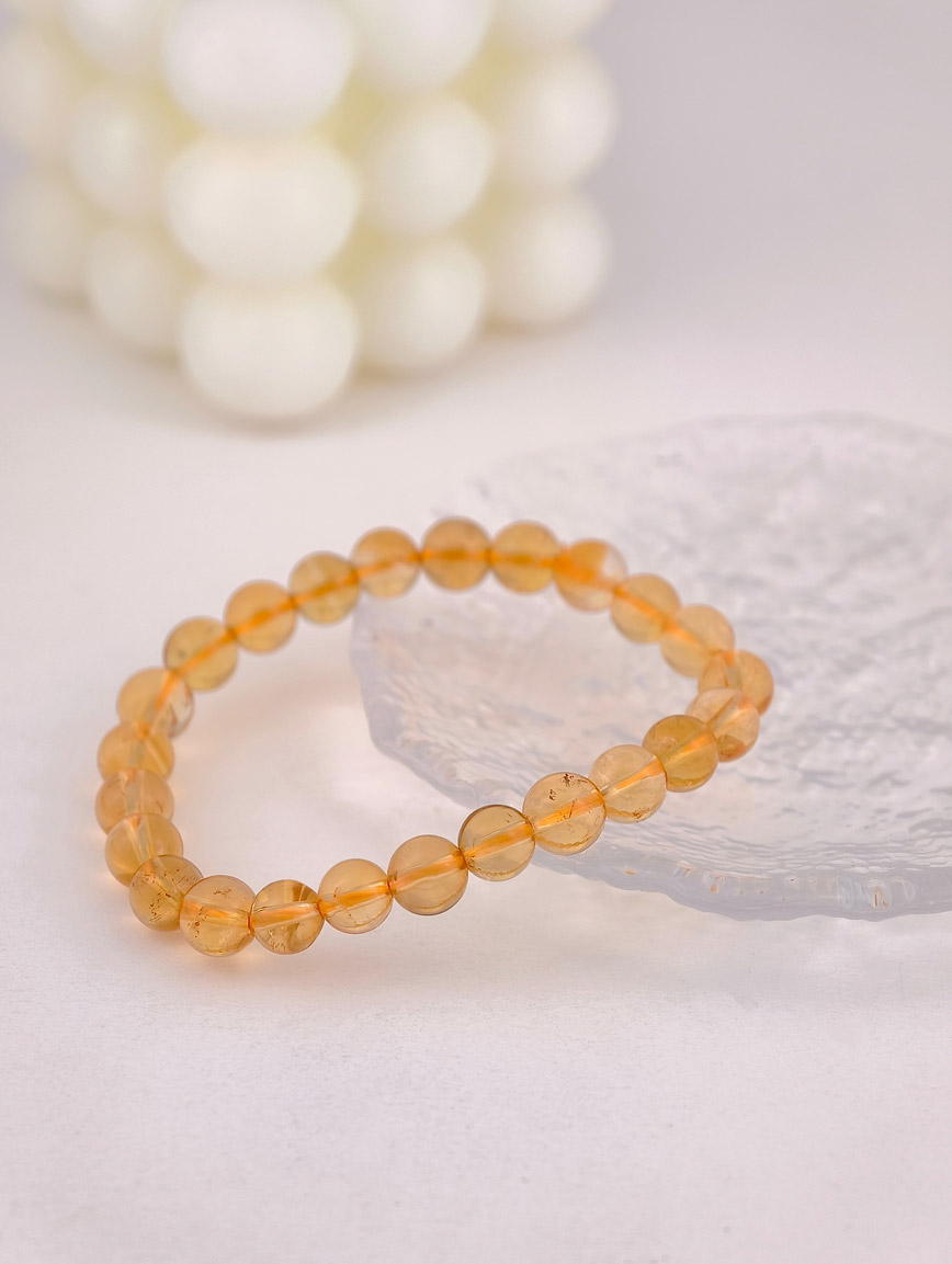 Natural Citrine Bracelet 10 mm