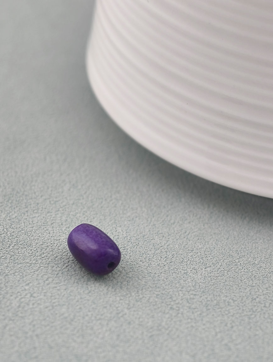 Natural Rice Bead Shaped Sugilite DIY Accessory