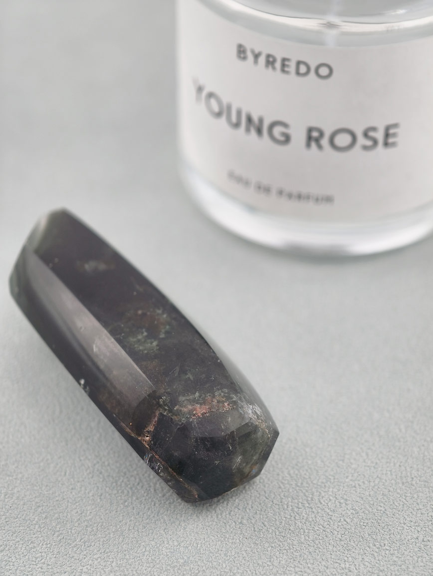 Top Grade Natural Green Phantom Crystal Column