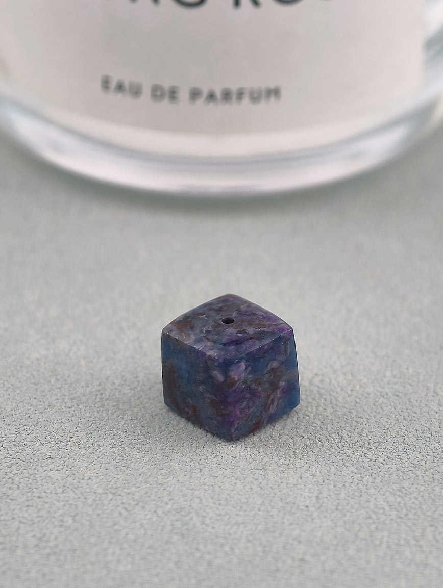 Natural Blue-Purple Night Cherry Cube Sugilite DIY Accessory