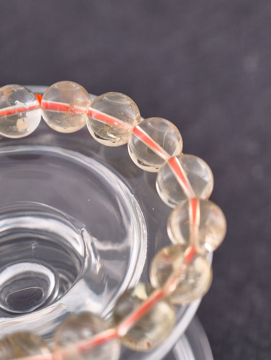 Natural Pale Yellow Citrine Bracelet