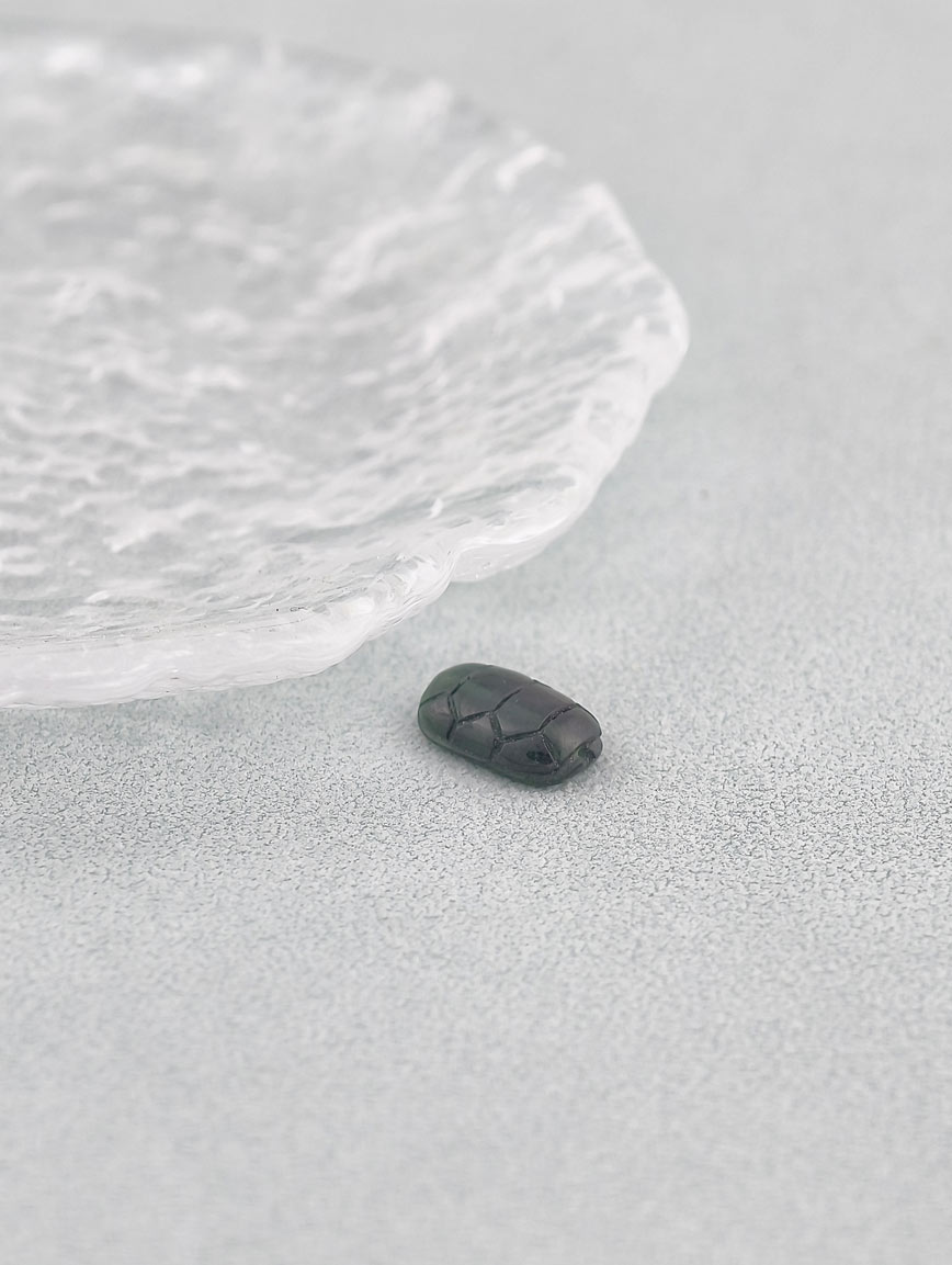 Natural Three Colors of Tourmaline Tortoise Shell DIY Accessory