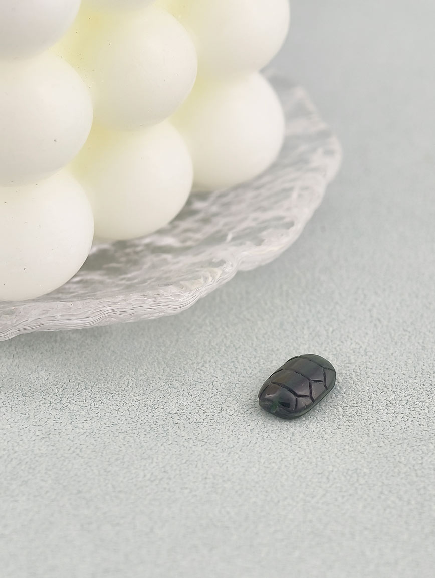 Natural Three Colors of Tourmaline Tortoise Shell DIY Accessory