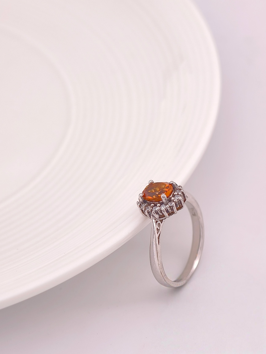 Natural Citrine Delicate Ring
