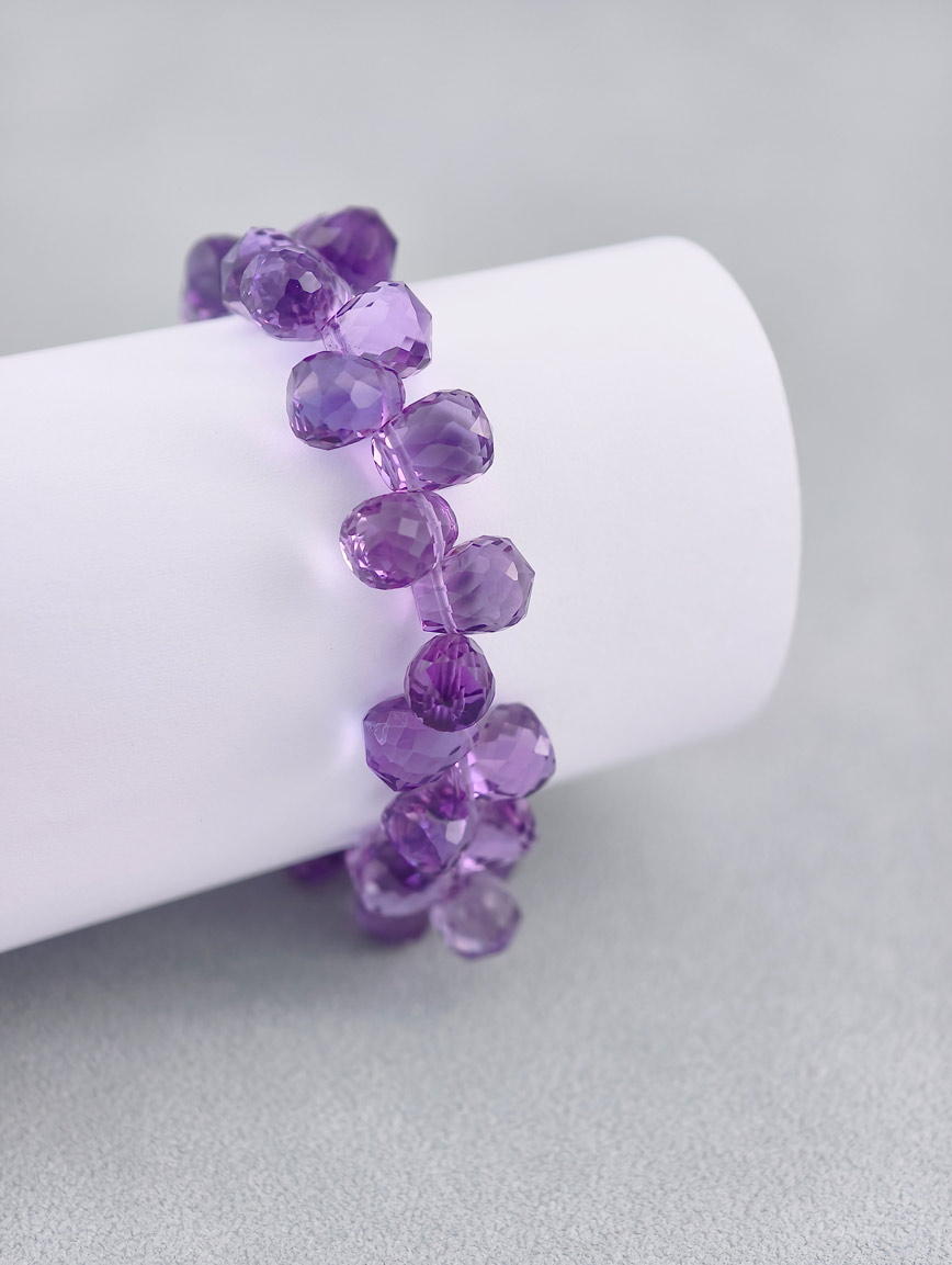 Collectible Natural Uruguayan Amethyst Bracelet