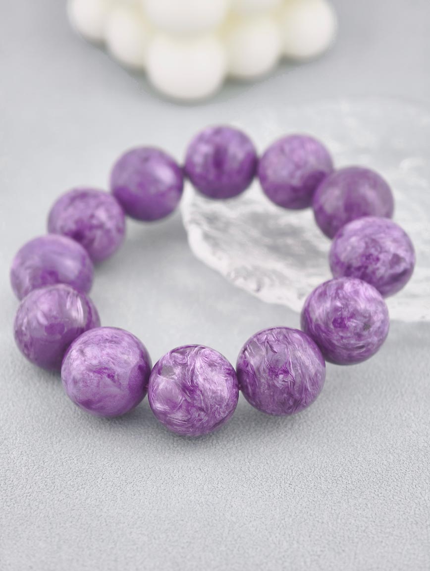 Natural Charoite Energy Bracelet